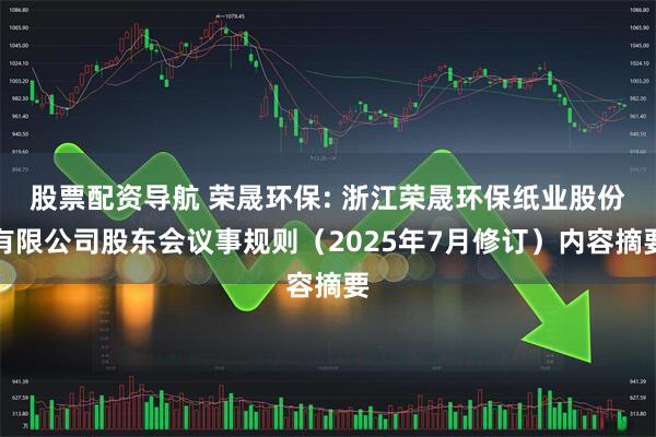 股票配资导航 荣晟环保: 浙江荣晟环保纸业股份有限公司股东会议事规则（2025年7月修订）内容摘要